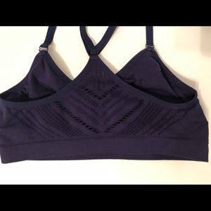 Ryka navy patterned sports bra